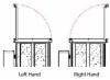 36" Fire-Rated Door with EMI - Left