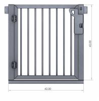 Outdoor Elevator 42" Picket Style Gate