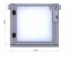 36" Upper Gate - Solid Aluminum